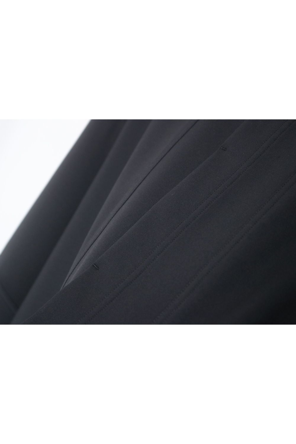 【ラスト1点 / 25SS】Tri Front Shirt [black] - トライフロントシャツ [ブラック] / SS25SH04