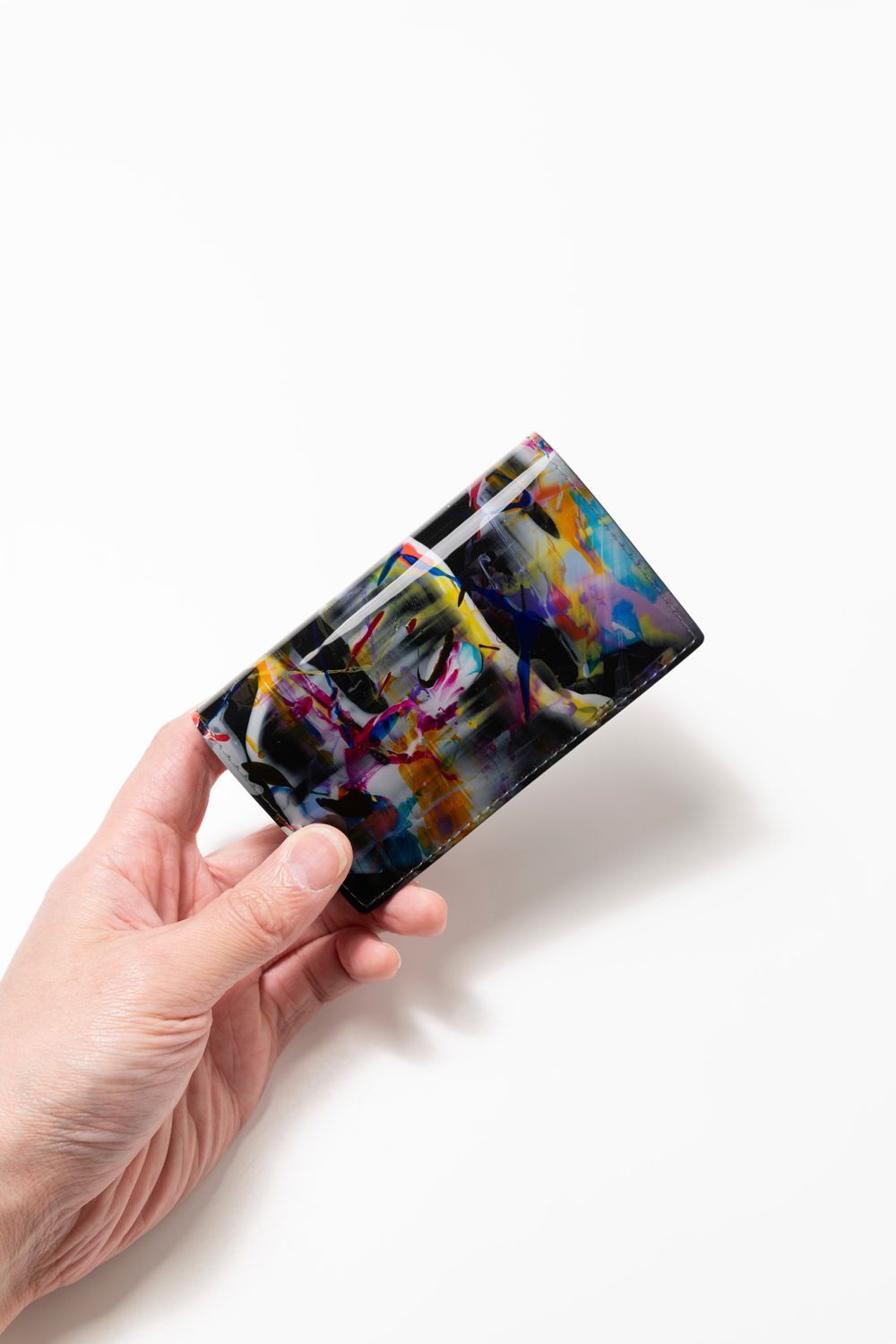 PAINT CARD CASE [BLACK] / ペイントカードケース [ブラック]