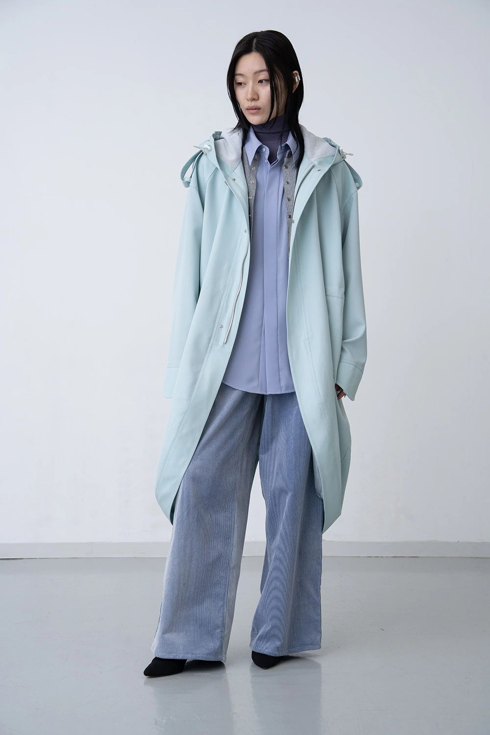 【26AW / 予約受付中】Disk Over Coat [mint] - ディスクオーバーコート [ミント] / FW26OU03