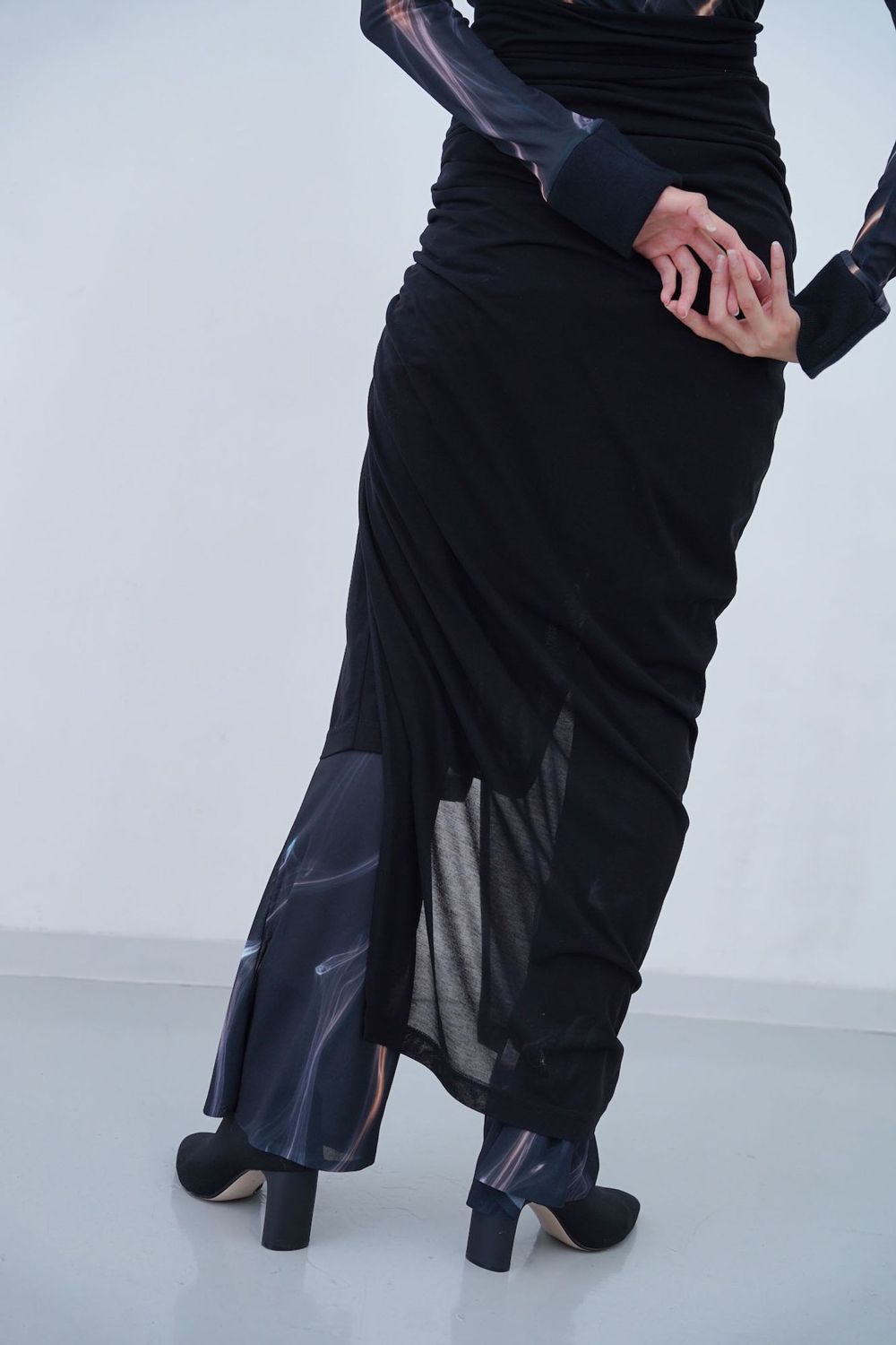 【24SS】Equil Skirt [black]  - エクゥイルスカート [ブラック] / SS24BT08