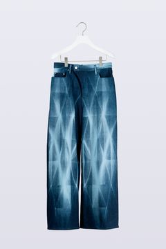 【25SS】Kiriko Bleach Denim [navy]  - 切子ブリーチデニム [ネイビー] / SS25BT06