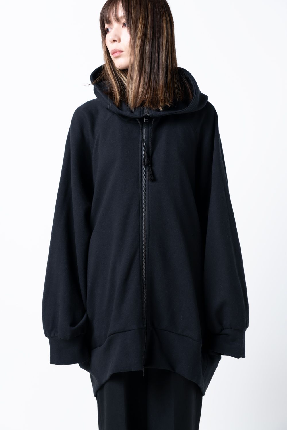 【24AW】big hoody [BLACK] - ビッグフーディ [ブラック] / vum-pk01