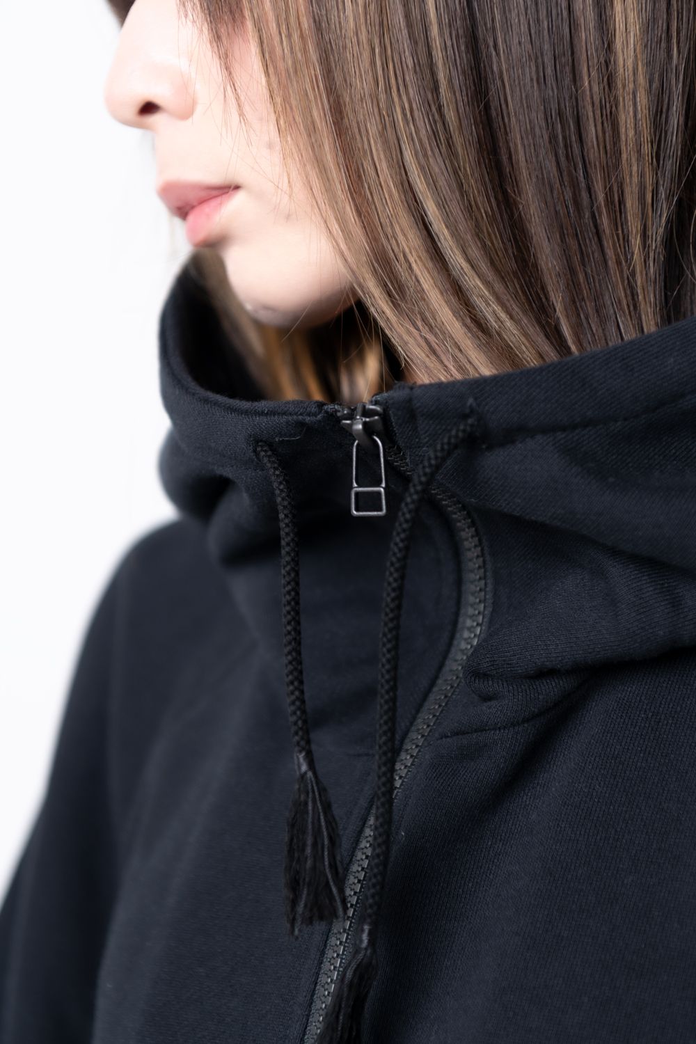 【24AW】big hoody [BLACK] - ビッグフーディ [ブラック] / vum-pk01
