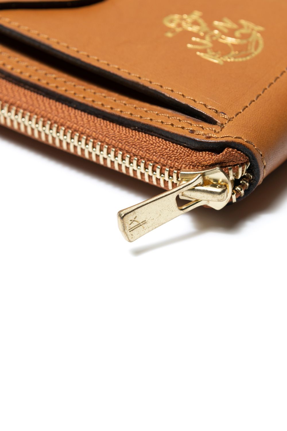 vasco - LEATHER NAVAL ROUND ZIP SHORT WALLET [MEAL