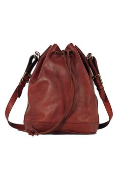 【25SS予約受付中｜12/17まで】LEATHER WANDER PURSE BAG【B.L.W.】 | 巾着バッグ