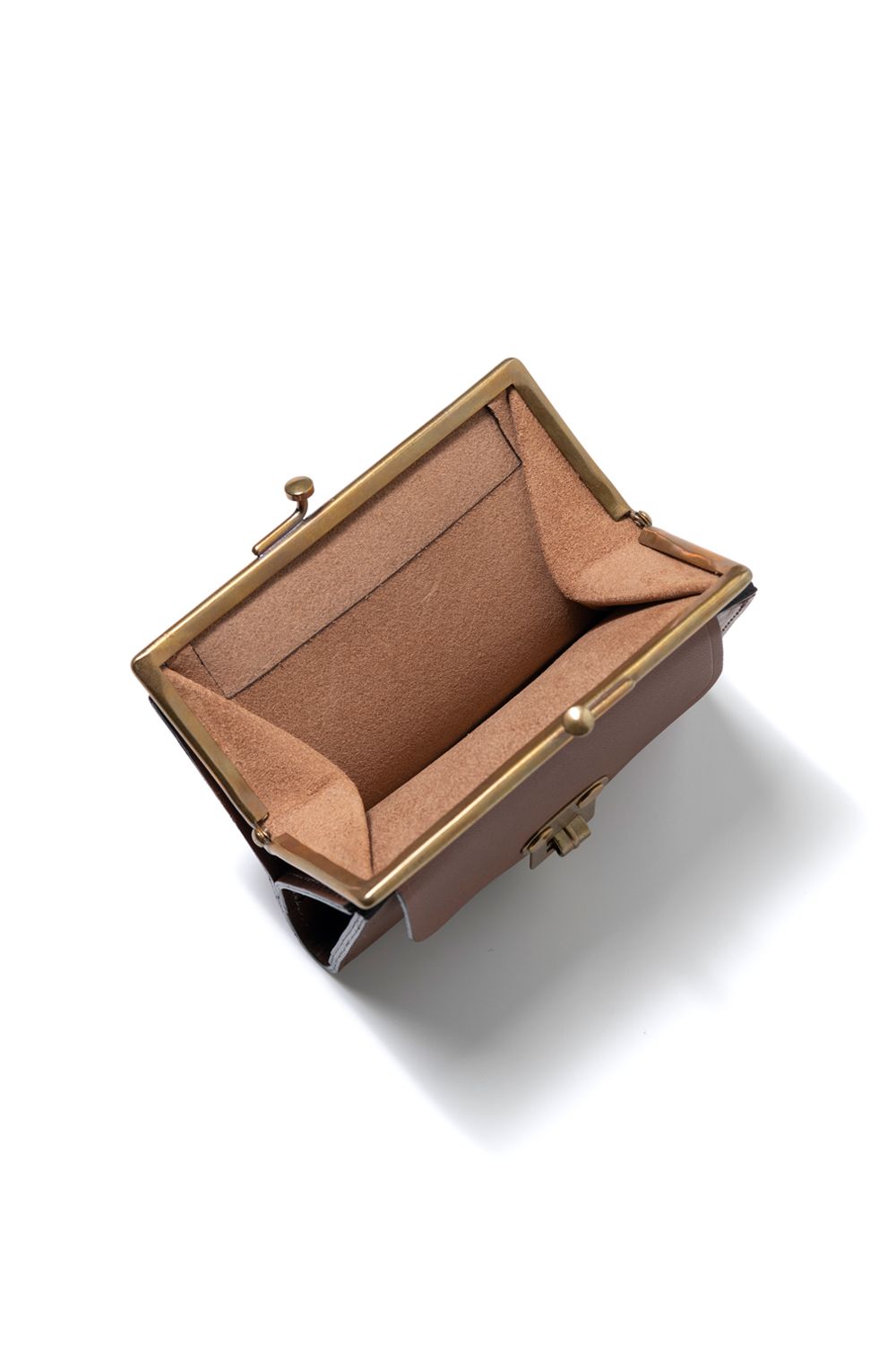 【24AW】LEATHER VOYAGE PURSE WALLET [CORTESIA] | パースウォレット (二つ折り・がま口) / ブラウン