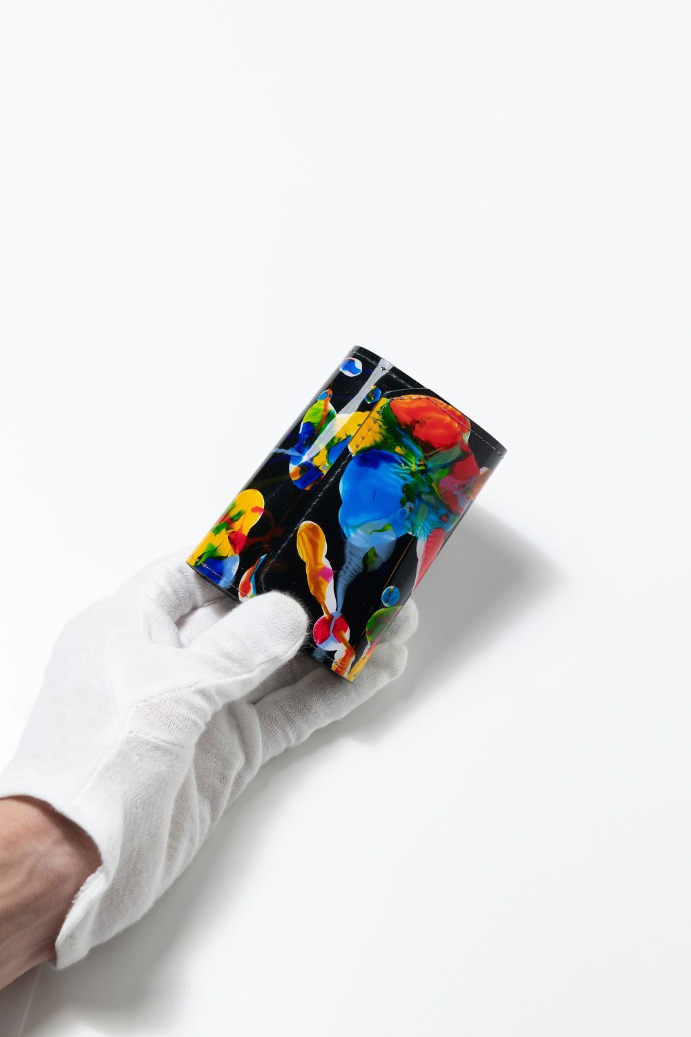 macromauro - PAINT WALLET MINI [BLACK] / ペイントウォレット