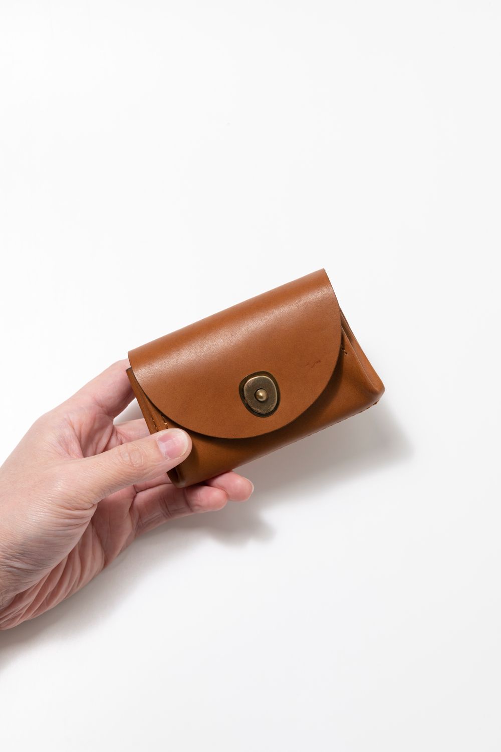 【25SS予約商品】LEATHER GARSON POCKET WALLET [MEAL] | ギャルソンポケットウォレット / キャメル