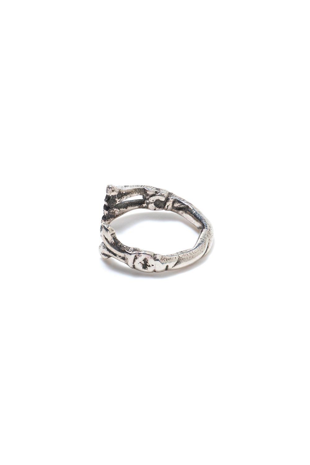 【1点もの】TWIN CLAW SPOON RING / ツインクロウスプーンリング [OX]