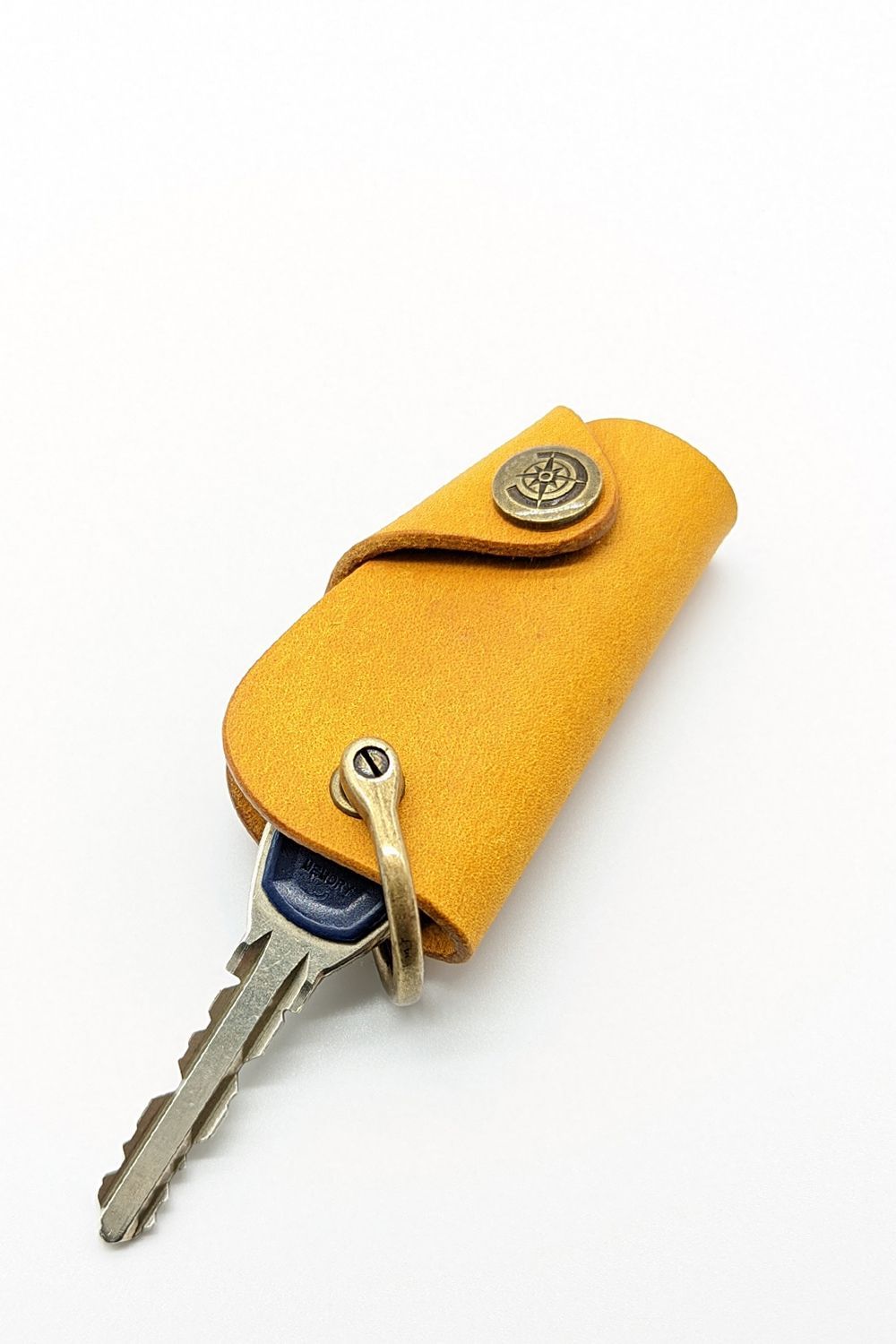 ボタンフックキーケース S [イエロー] / Button Hook Key Case [YELLOW] - プエブロ