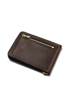 【24AW】LEATHER VOYAGE MONEY CLIP [CORTESIA] | マネークリップ / ブラウン
