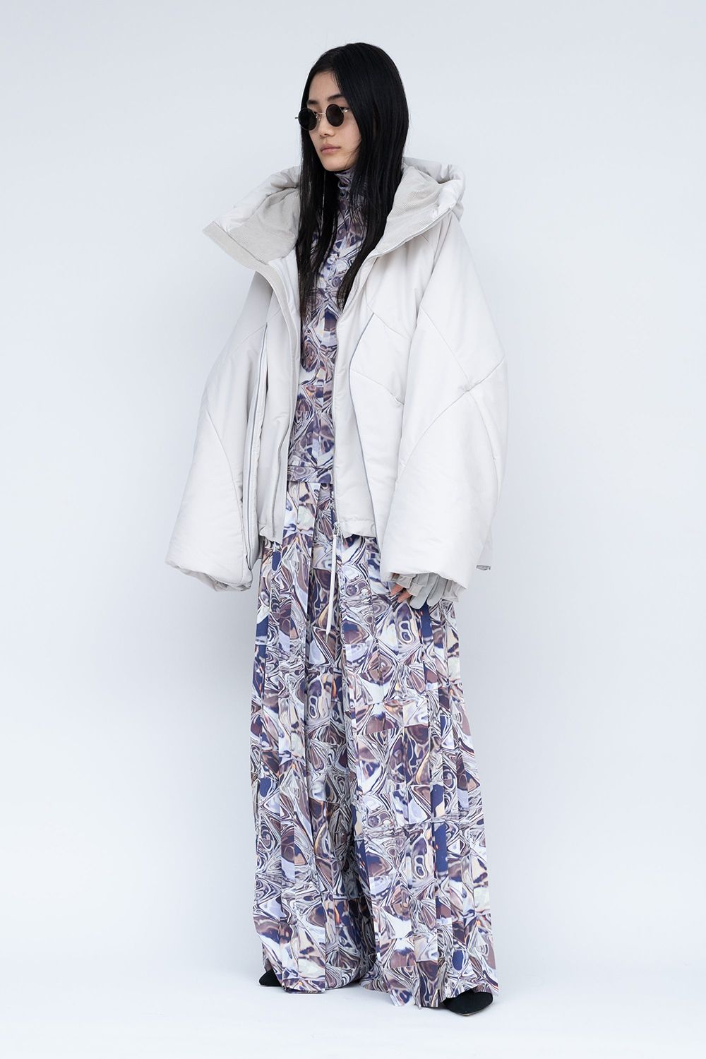 【ラスト1点 / 25AW】Hak Pleats Pants Cry [silver]  - ハカマプリーツパンツクライ [シルバー] / FW25BT05