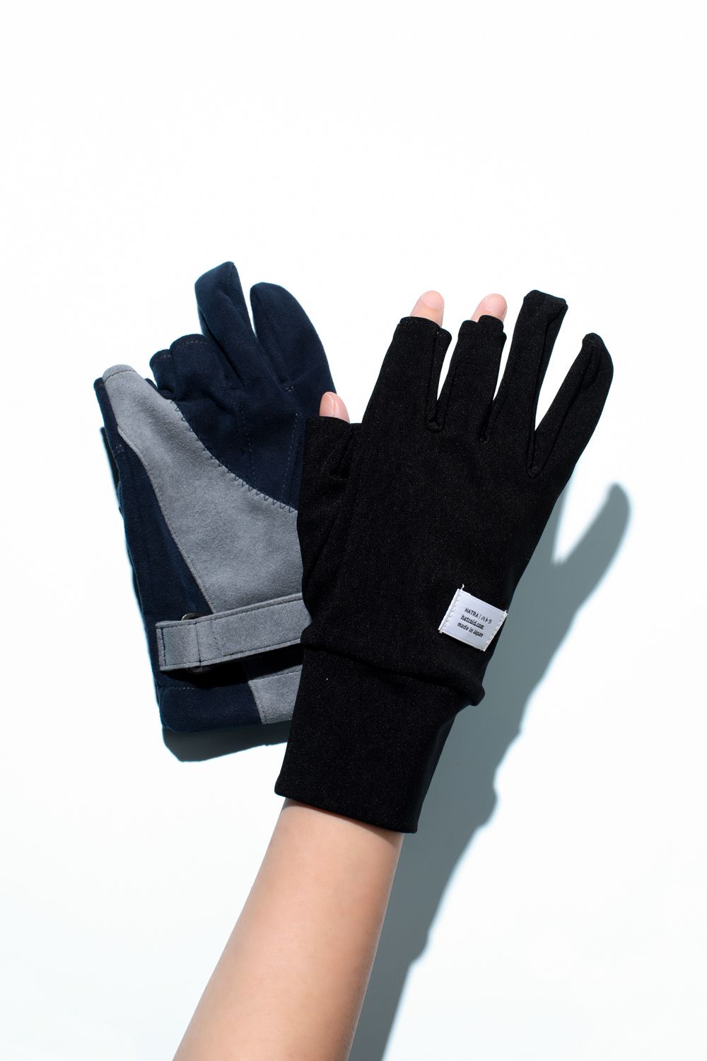 手袋/アームカバー hatra STUDY GLOVES GREY スタディーグローブ 手袋