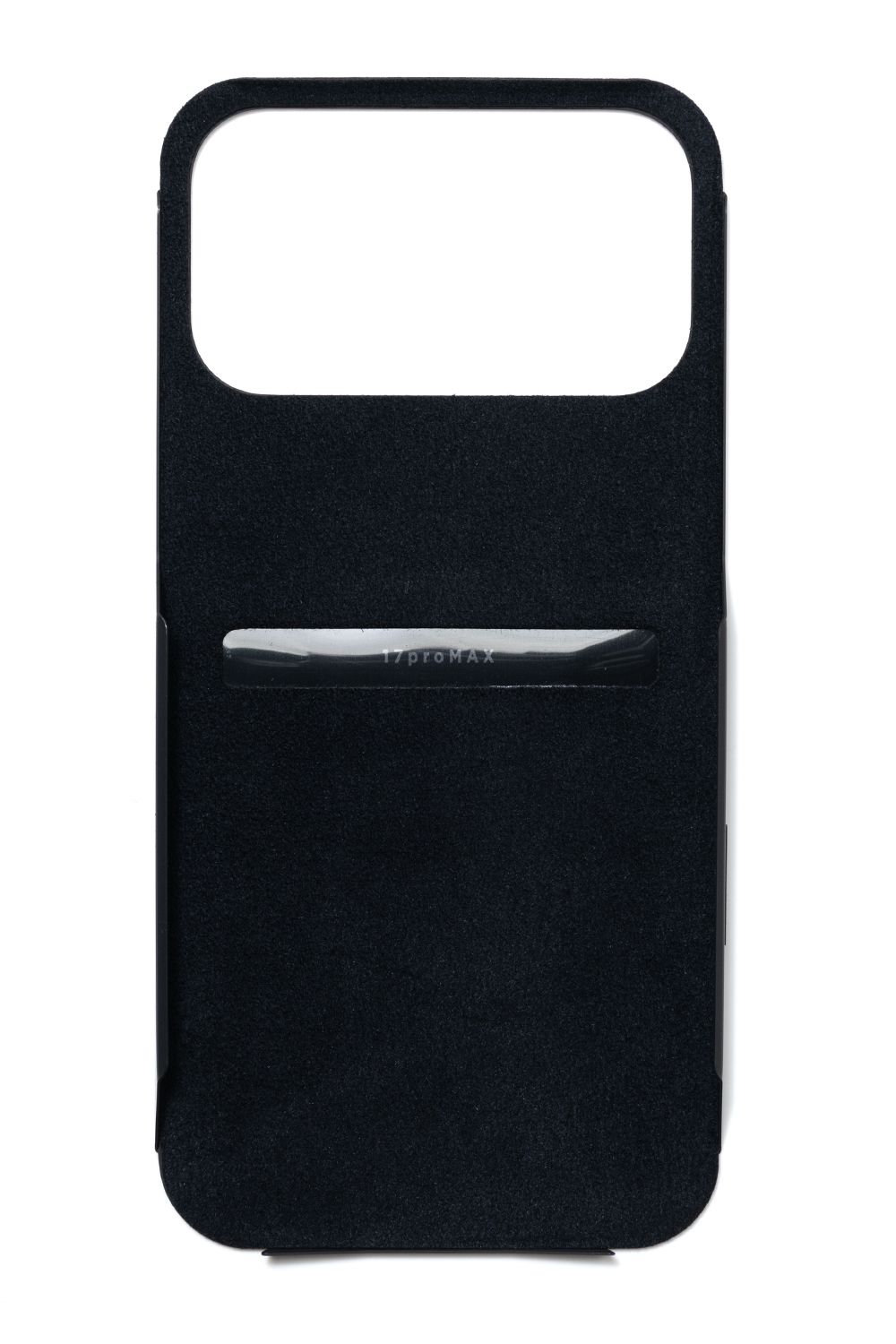 【iPhone17ProMax対応】FLAP series / BLACK MATTE [ブラックマット] / スタンド付きiPhone17ProMaxケース