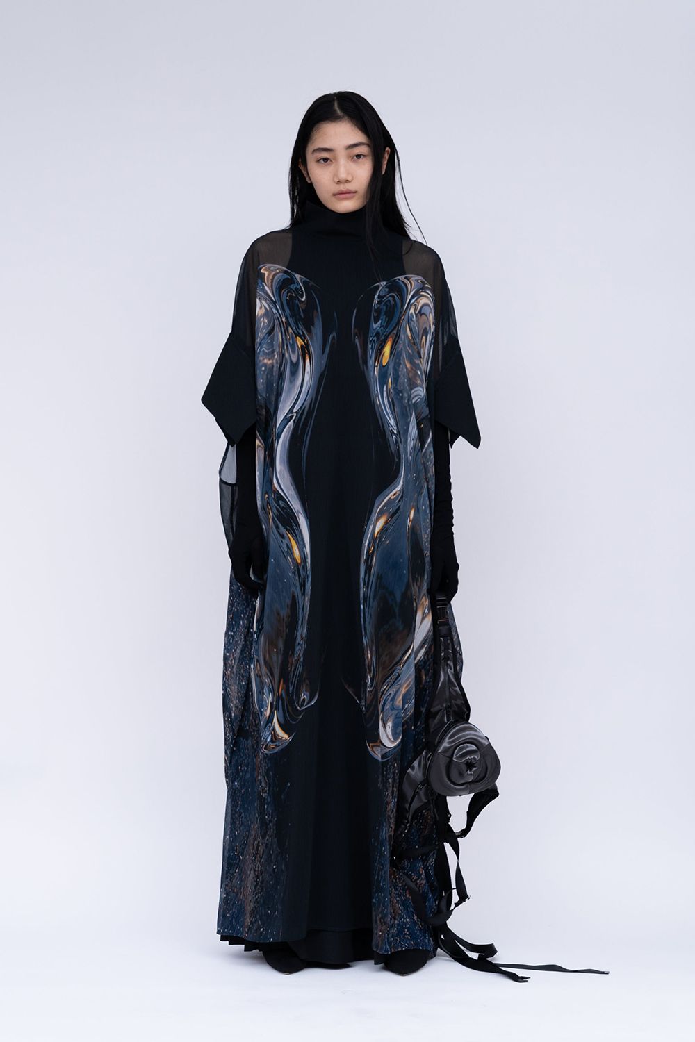 【25AW】Phenomenal Sheer Robe [black] - フェノメナルシアーローブ [ブラック] / FW25RO01