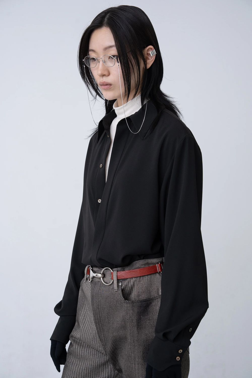 【26AW / 予約受付中】Orbital Belt LT [terracotta] - オービタルベルト レザー [テラコッタ] / FW26AC03