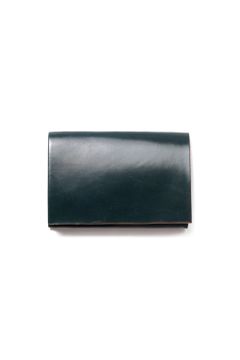 シェルコードバンカードケース [グリーン] / LEATHER GARRISON CARDCASE [GREEN]