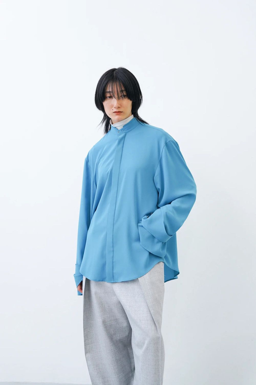 【アーカイブ展 / 1.18まで】Cocoon Organ Trousers [grey] - コクーンオルガントラウザーズ [グレー] / FW24BT01