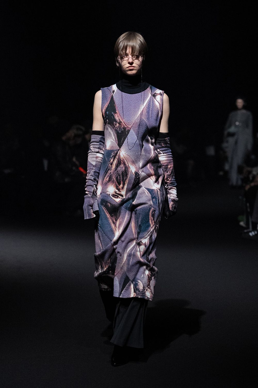 【ラスト1点 / 25AW】Time Lapse Arm Covers [night] - タイムラプスアームカバー [ナイト] / FW25KN03