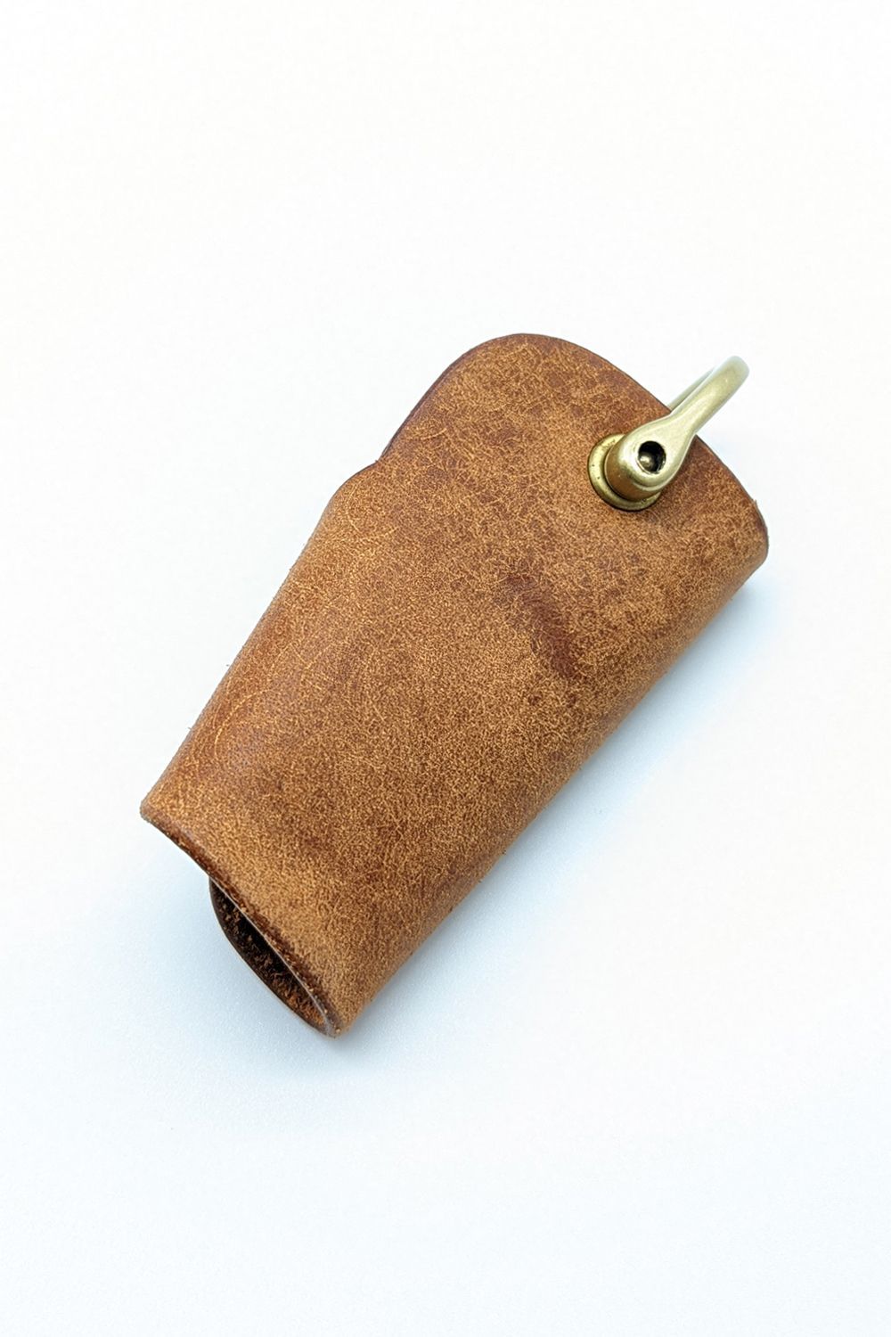 ボタンフックキーケース S [キャメル] / Button Hook Key Case [CAMEL] - プエブロ