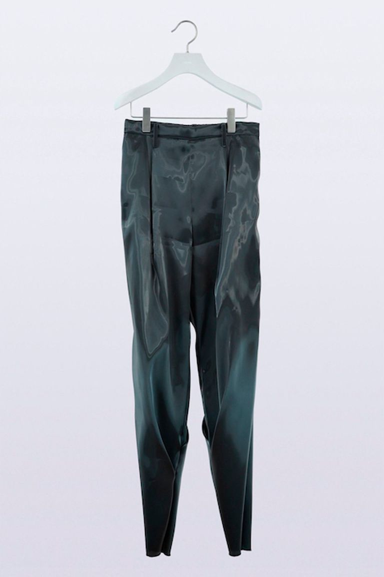HATRA - 【23AW】Liquid Shape Trousers [black] - リキッドシェイプ 