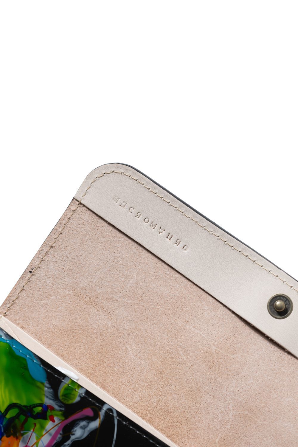 macromauro マクロマウロ PAINT WALLET O [BLACK] ペイント