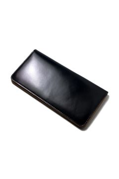 【25SS予約商品】シェルコードバンロングウォレット [ネイビー] / LEATHER GARRISON LONG WALLET [NAVY]
