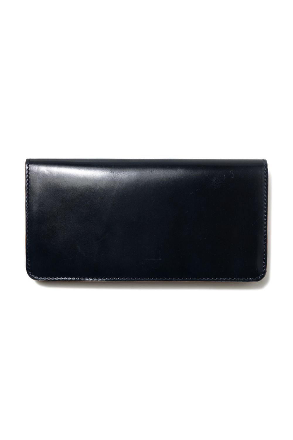 【25SS予約商品】シェルコードバンロングウォレット [ネイビー] / LEATHER GARRISON LONG WALLET [NAVY]