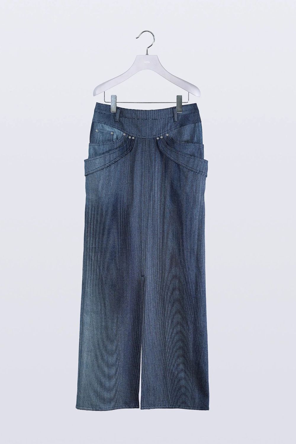 【26SS / 予約受付中】Mirage Bleach Skirt [navy]  - ミラージュブリーチスカート [ネイビー] / SS26BT08