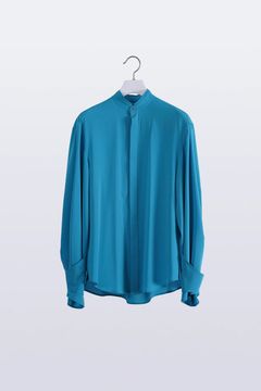 【アーカイブ展 / 1.18まで】Pure Shirt [cyan] - ピュアシャツ [シアン] / AW24SH01