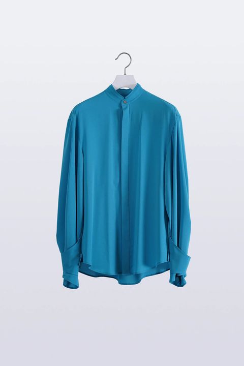 【アーカイブ展 / 1.18まで】Pure Shirt [cyan] - ピュアシャツ [シアン] / AW24SH01