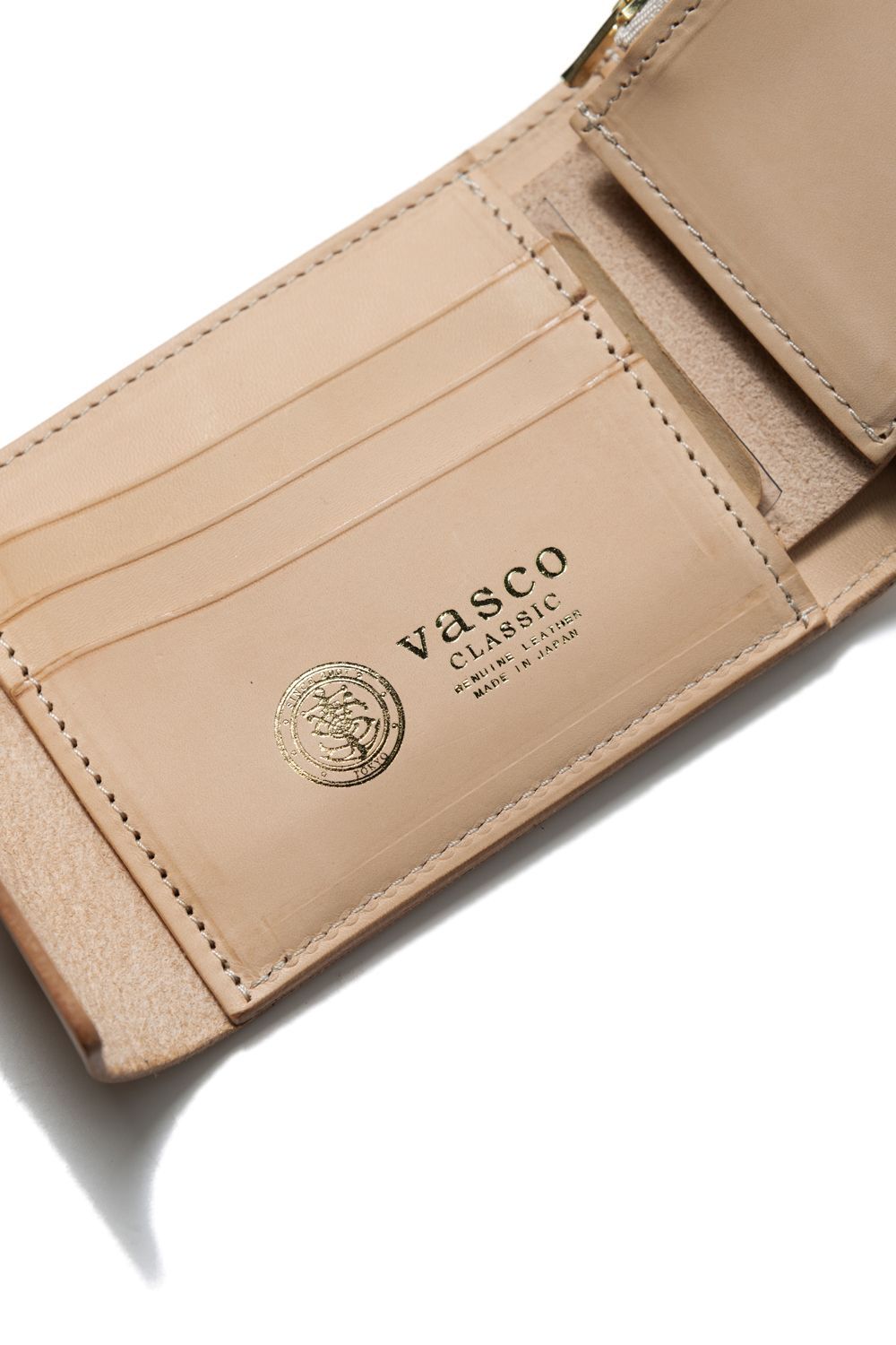 【25SS予約受付中｜12/17まで】レザーネイバルミドルウォレット [ベージュ] / LEATHER NAVAL MIDDLE WALLET [SAND]