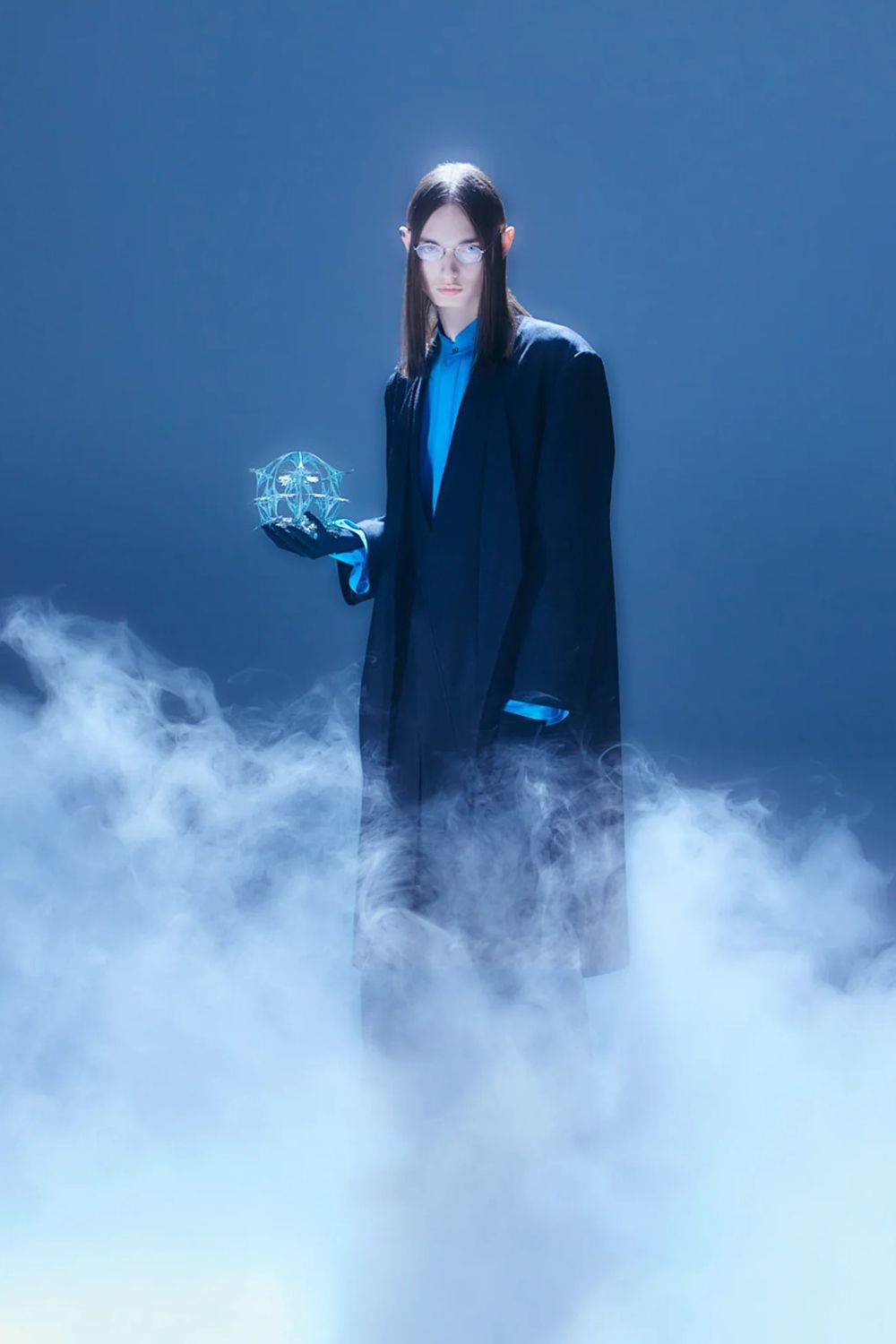 【アーカイブ展 / 1.18まで】Pure Shirt [cyan] - ピュアシャツ [シアン] / AW24SH01