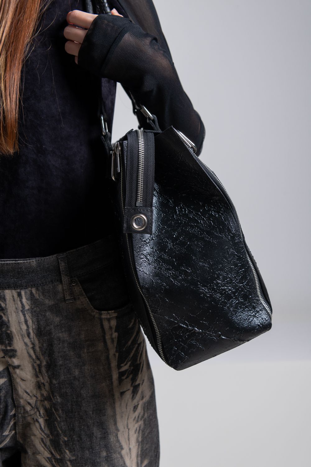 【お取り寄せ可能】ツールバッグ・プレーン [ブラック] / w25-02-bk