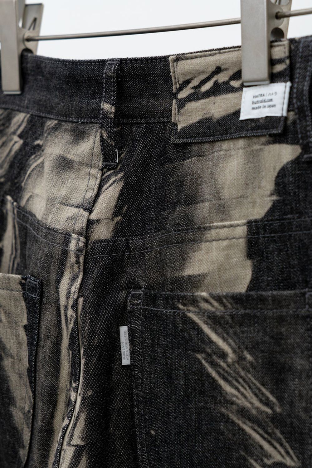 【ラスト1点 / 25AW】Latent Bleach Denim [black]  - レイテントブリーチデニム [ブラック] / FW25BT07
