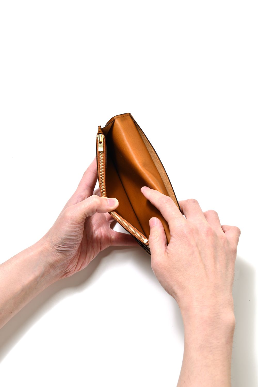 レザーボヤージュロングウォレット [キャメル] / LEATHER VOYAGE LONG WALLET [MEAL]