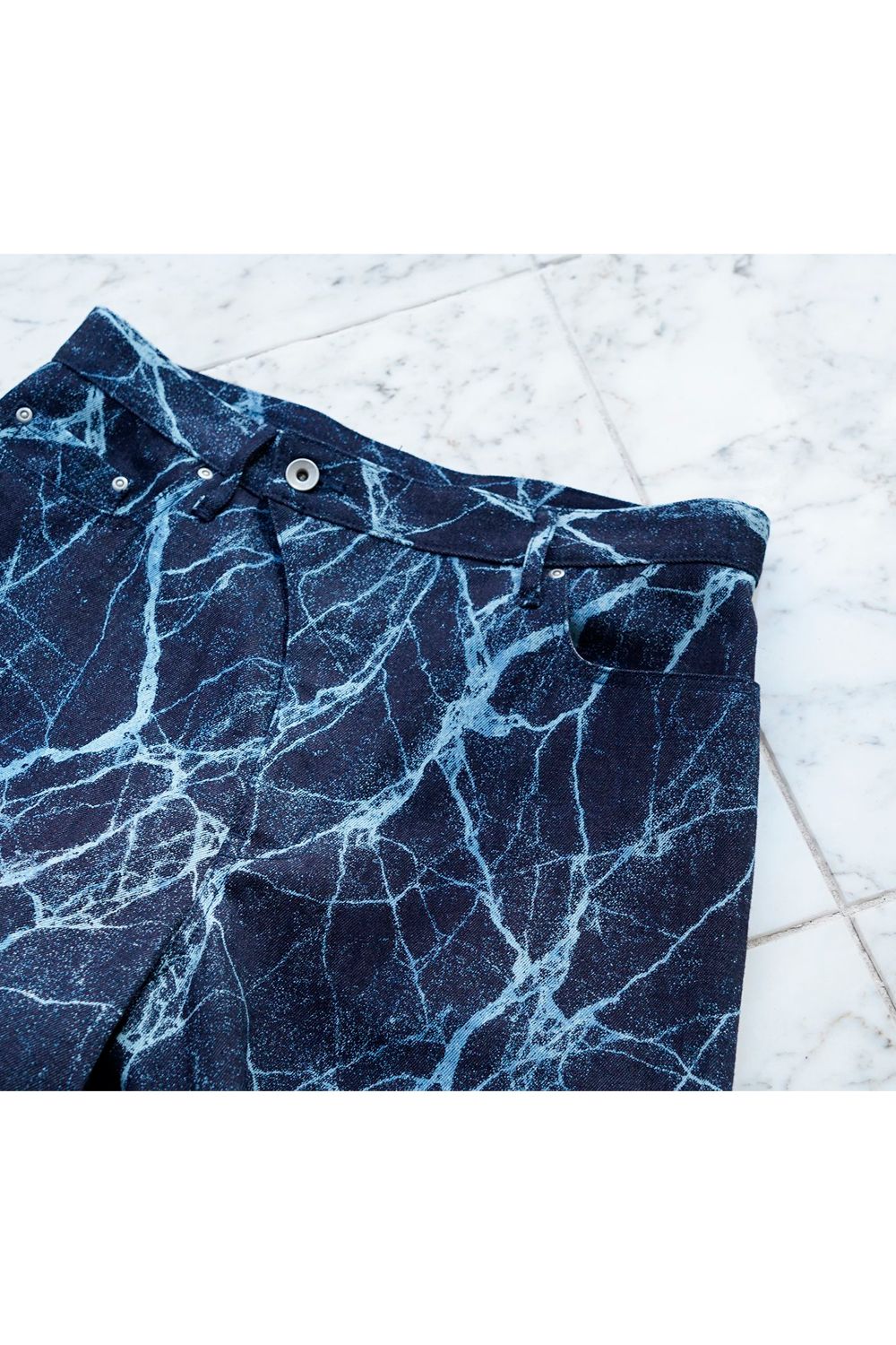 【24AW】Atlas Bleach Denim [navy]  - アトラスブリーチデニム [ネイビー] / AW24BT07