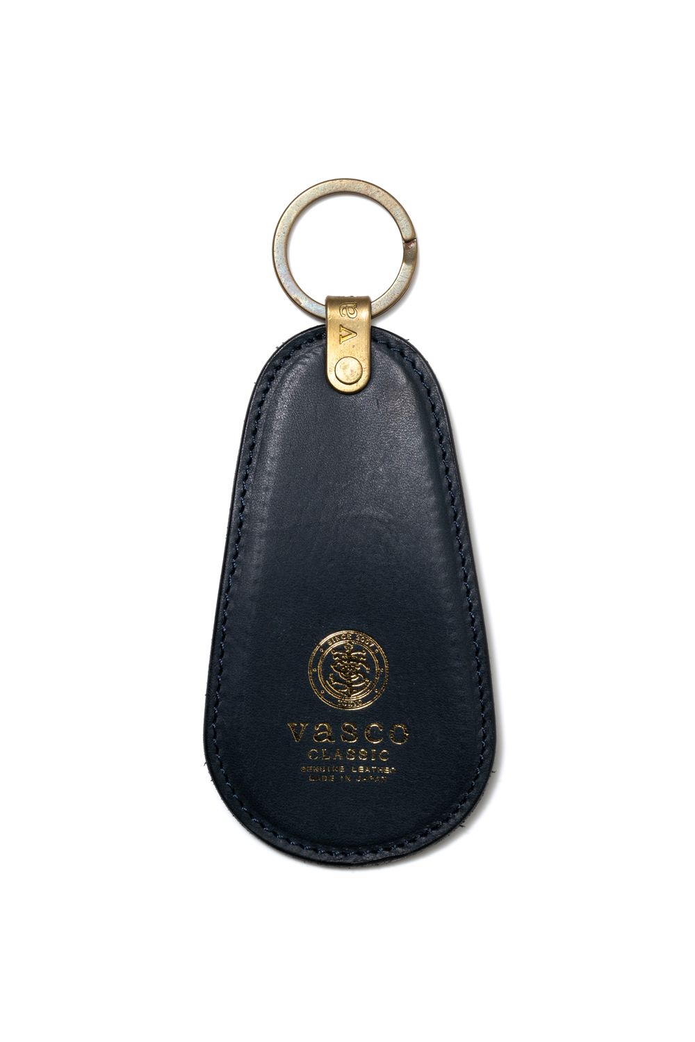 LEATHER VOYAGE SHOE HORN [MARINE] | シューホーン / ネイビー