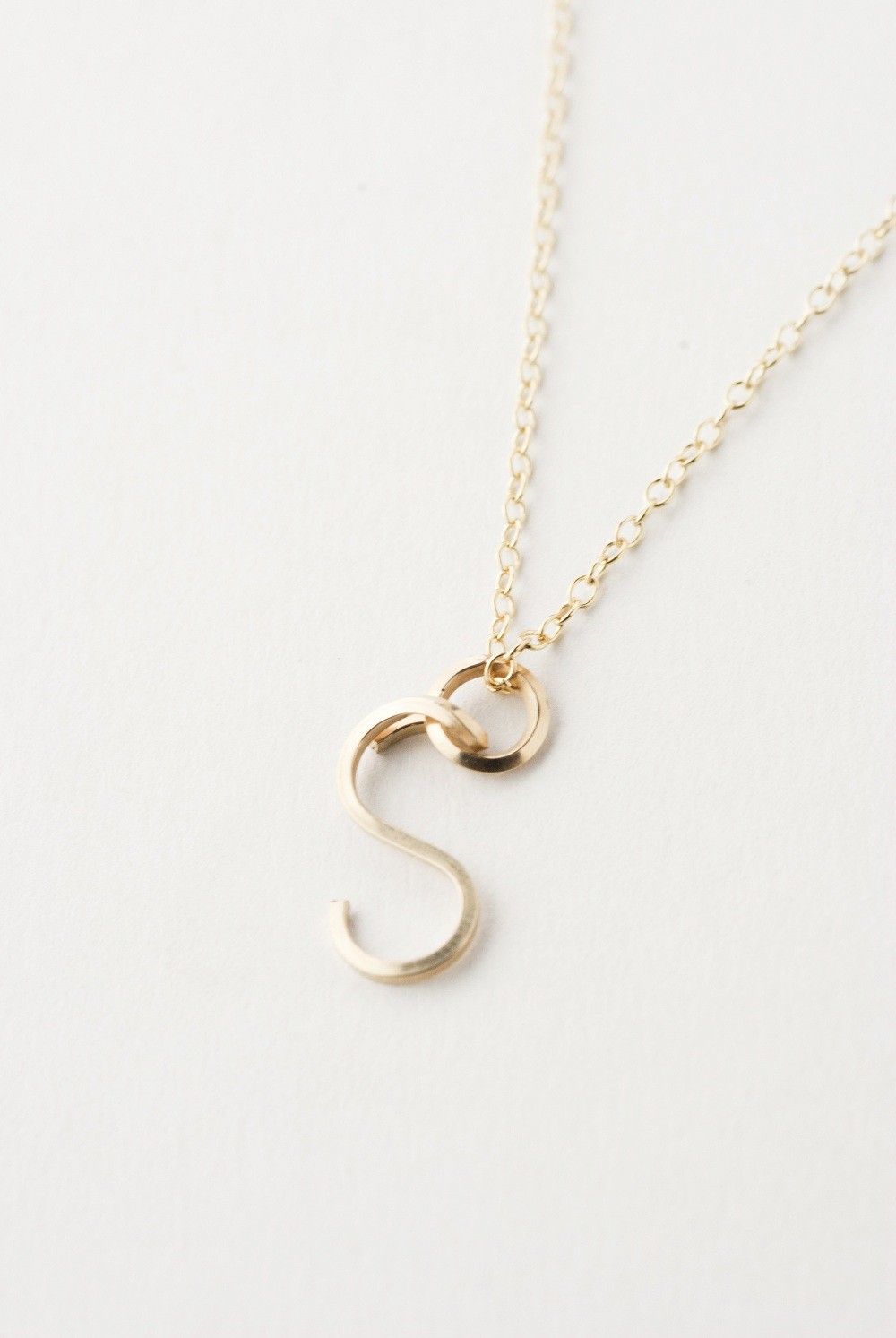 【ラスト1点】スモールアルファベット ペンダント ネックレス / Small Alphabet Pendant 【S】