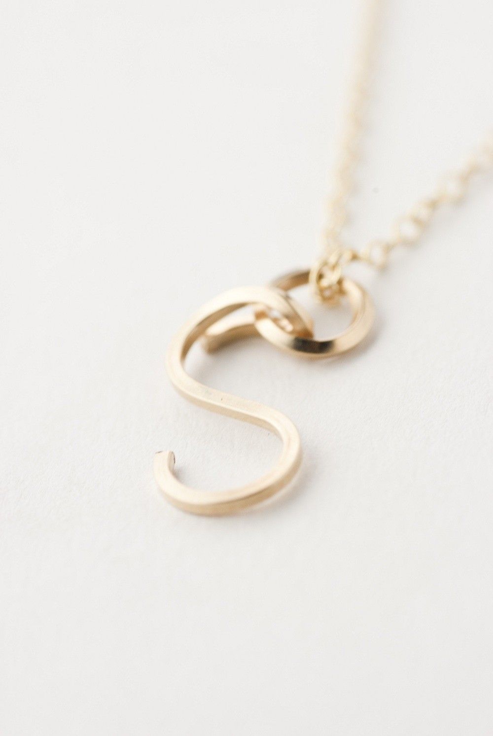 【ラスト1点】スモールアルファベット ペンダント ネックレス / Small Alphabet Pendant 【S】