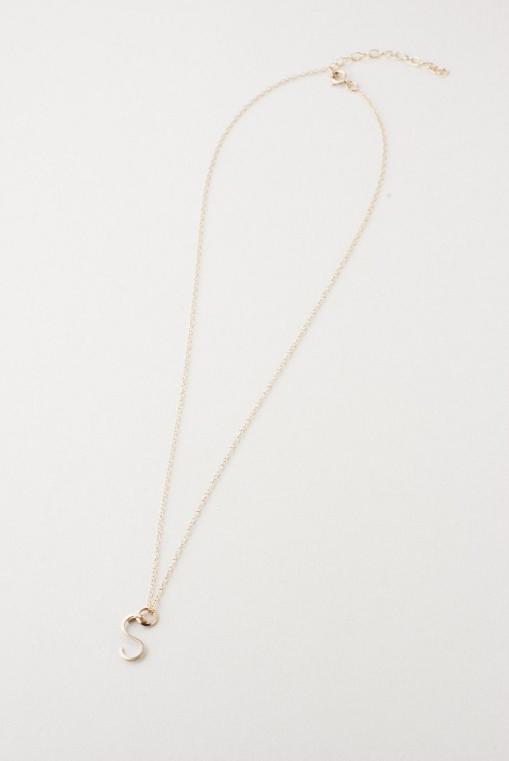 【ラスト1点】スモールアルファベット ペンダント ネックレス / Small Alphabet Pendant 【S】