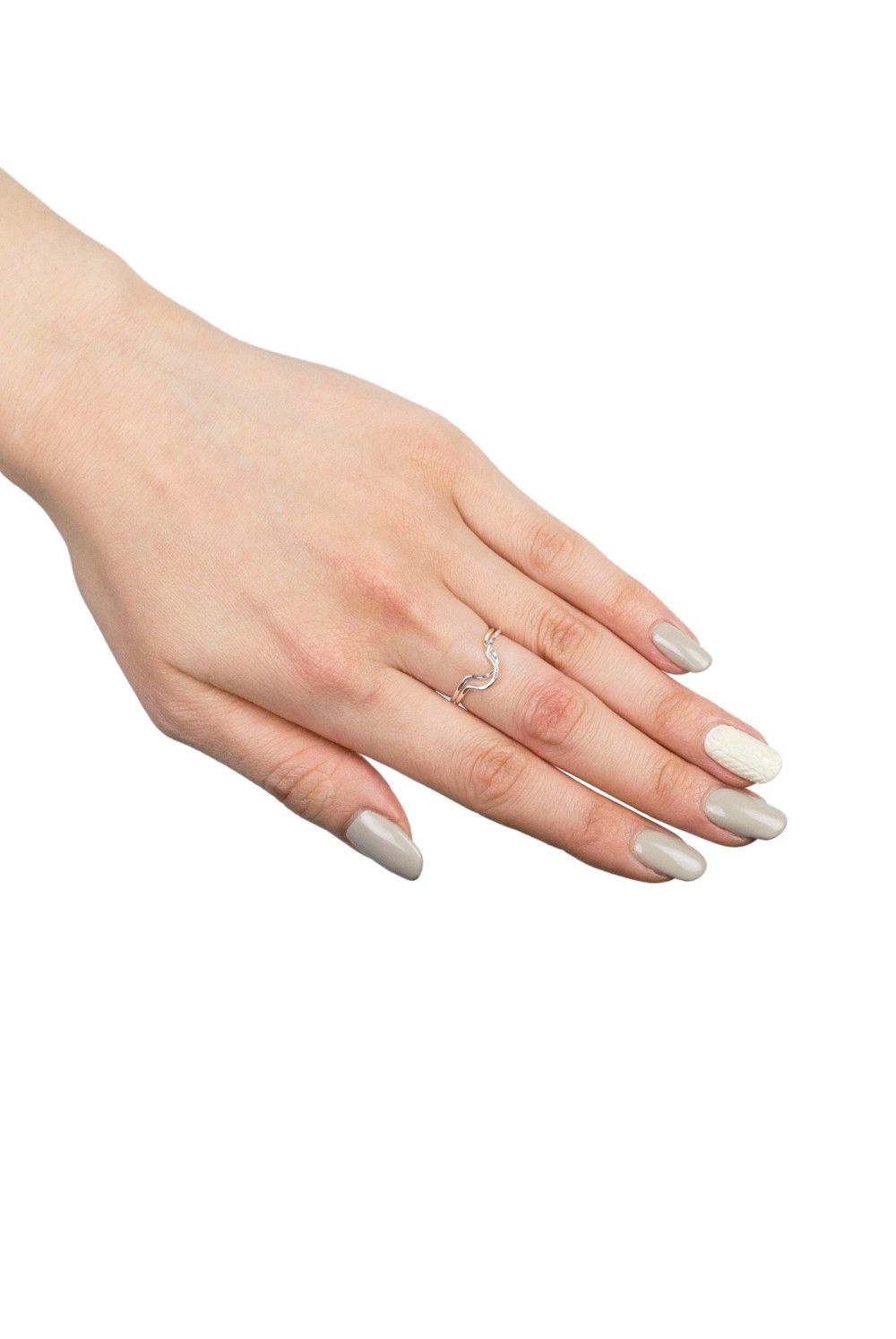 スターリング ピークス+バレーズリング / STERLING PEAKS + VALLEYS RING, SET OF 2