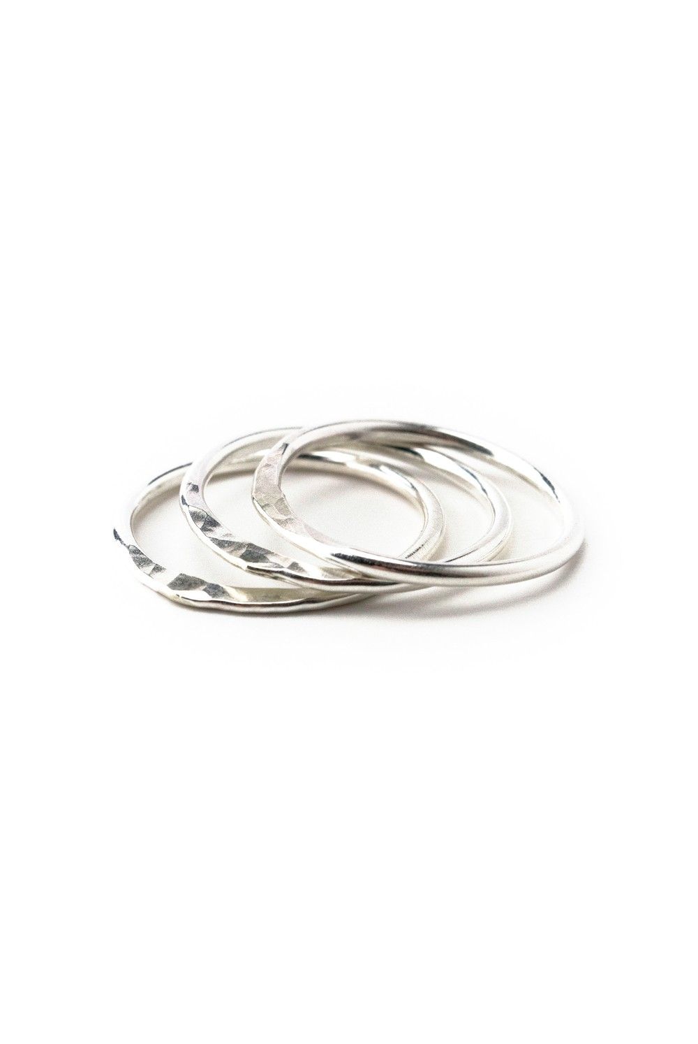 スターリング レンジリング / STERLING RANGE RING, SET OF 3