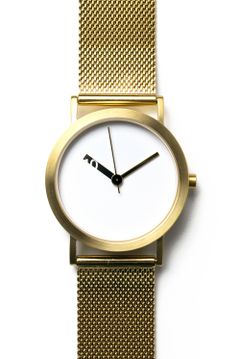 エクストラノーマル / EXTRA NORMAL - GOLD WHITE DIAL [32mm]