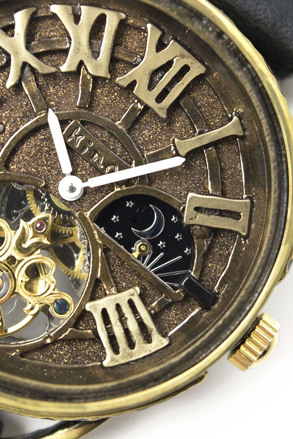 【最終値下げ】キソ　ゴールドクラウン　kiso gold crown Engraved K20 Diamond Ring 354 | ターコイズ・メンズシルバー