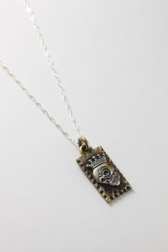 王冠ドクロトップネックレス