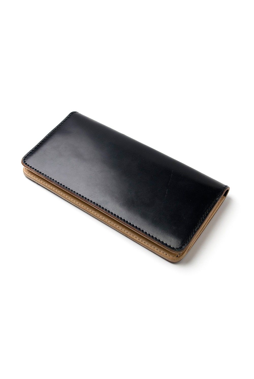 【25SS予約商品】シェルコードバンロングウォレット [ブラック] / LEATHER GARRISON LONG WALLET [BLACK]