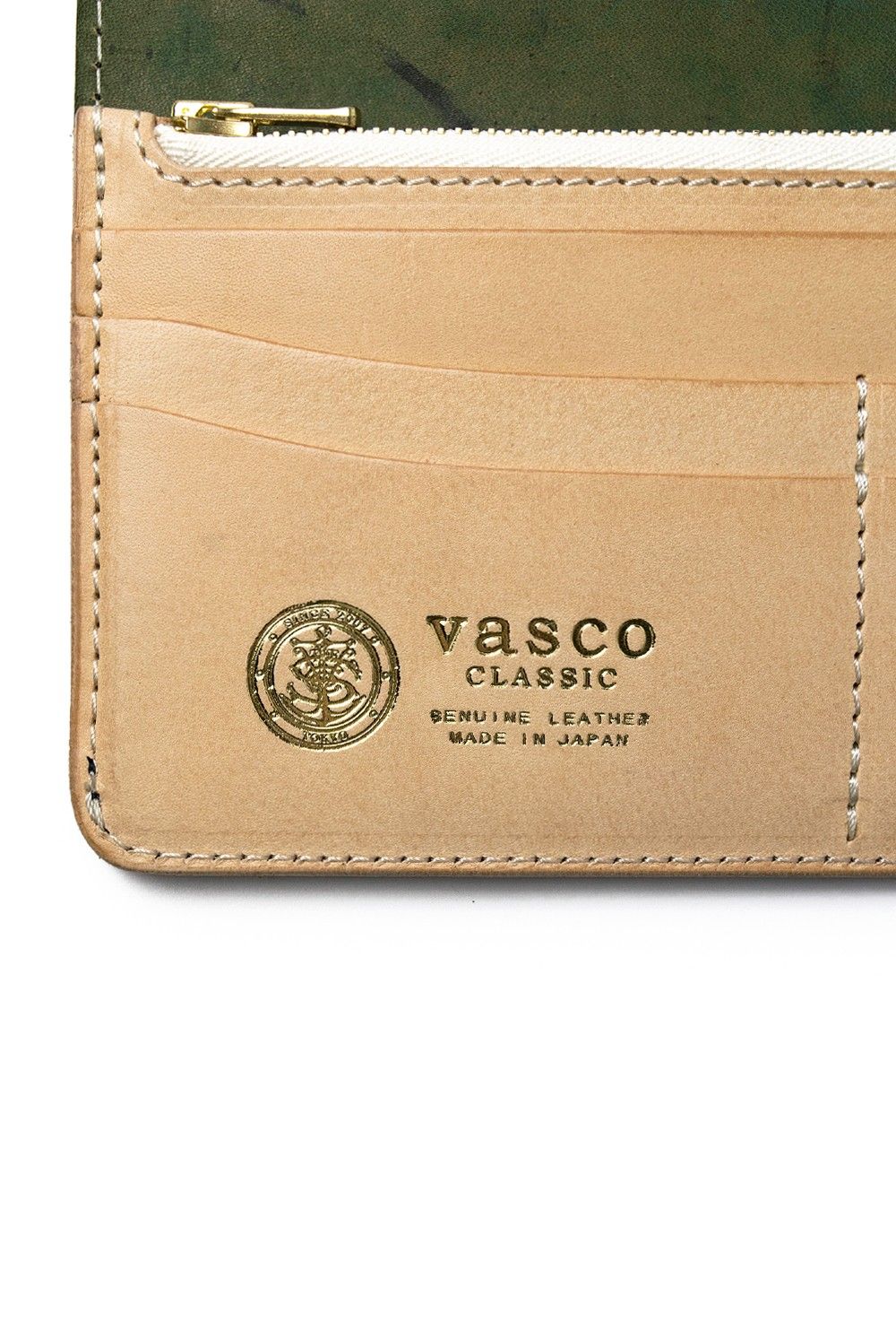【25SS予約商品】シェルコードバンロングウォレット [ブラック] / LEATHER GARRISON LONG WALLET [BLACK]