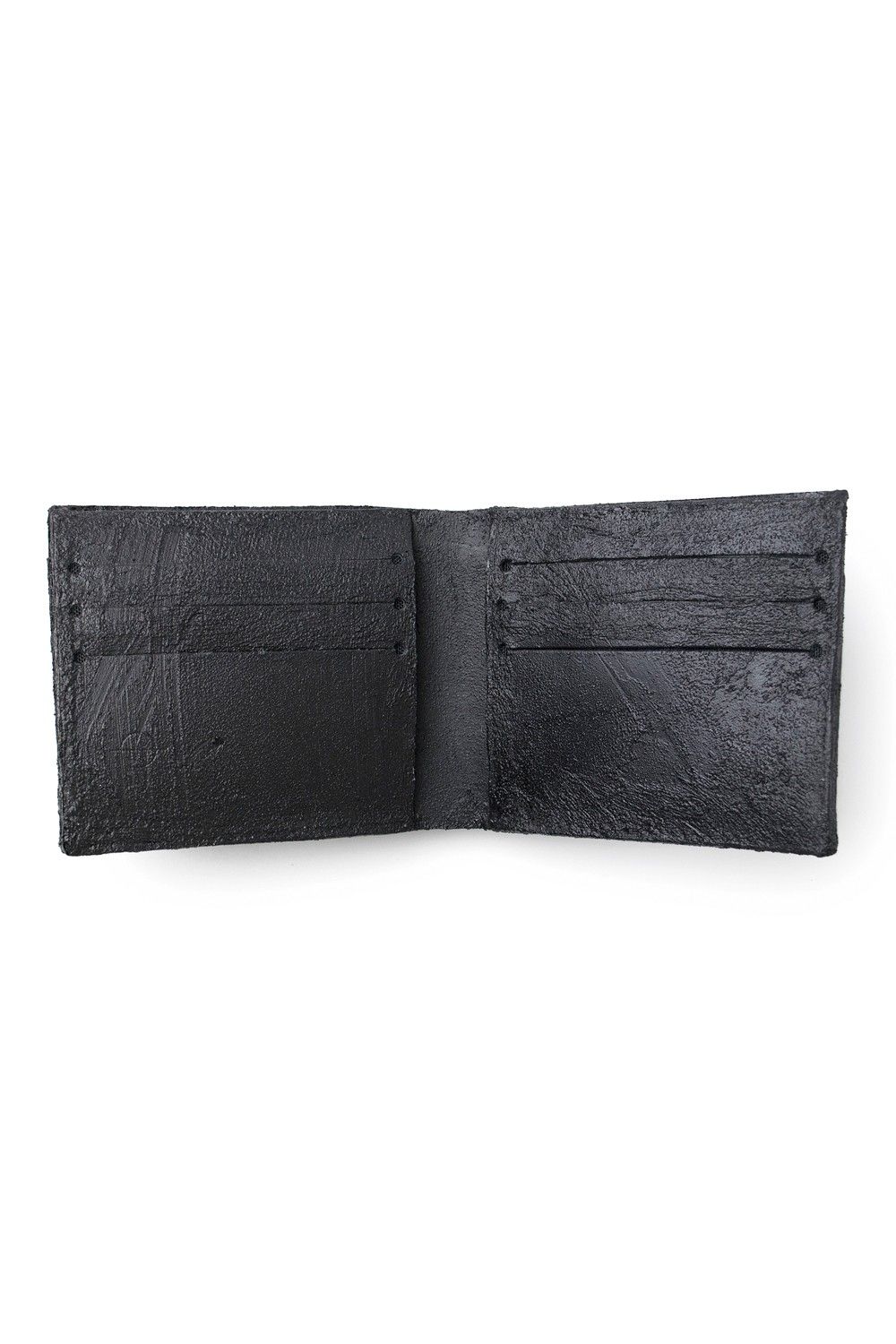 KAGARI YUSUKE - 【お取り寄せ可能】二つ折り財布 [黒い壁] / mw06-bk 