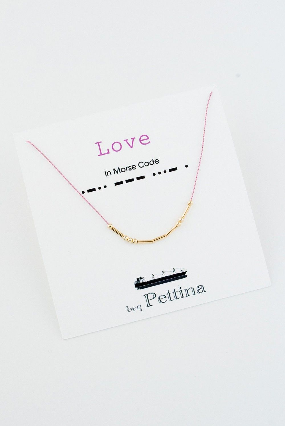 「LOVE」モールスコードアンクレット & ブレス / LOVE - Morse Code Anklet & Bracelet